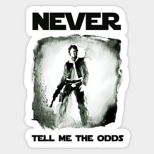 Never Tell Me the Odds II - Sci-Fi Sticker